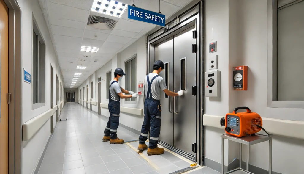 Lắp đặt cửa thép chống cháy đúng kỹ thuật giúp tối ưu hiệu quả bảo vệ
